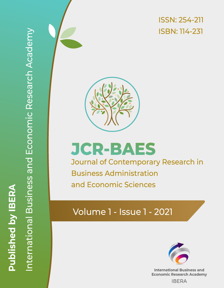 Jcr Baes Journal Of Contemporary Research In Business Administration And Economic Sciences